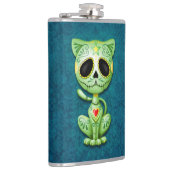 Green Zombie Sugar Kitten Heupfles (Rechts)