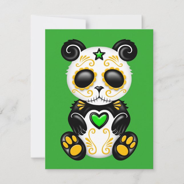 Green Zombie Sugar Panda (Voorkant)
