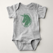 Green Zombie Unicorn Romper (Voorkant)