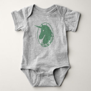Green Zombie Unicorn Romper