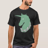 Green Zombie Unicorn T-Shirt (Voorkant)