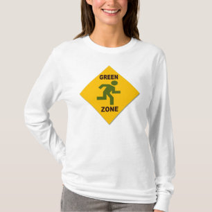 Green Zone Womens Hoodie T-shirt