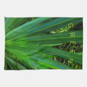 GREEN Zw Palmetto Kitchen Towelen Theedoek (Horizontaal)