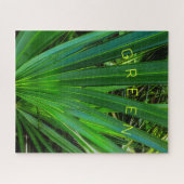 GREEN Zw Palmetto Puzzle Legpuzzel (Horizontaal)