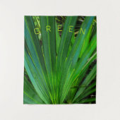 GREEN Zw Palmetto Tapestry Wandkleed (Voorkant)