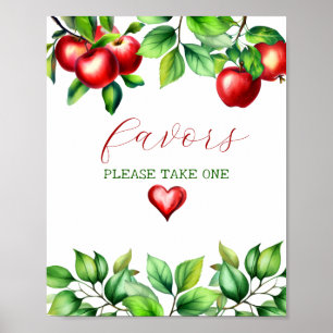 Greenary Red Apple Favors neem er een Poster