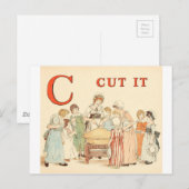 Greenaway, Kate Alphabet letter C Briefkaart (Voorkant / Achterkant)