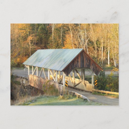 Greenbanks Hollow Covered Bridge Danville Vermont Briefkaart (Voorkant)