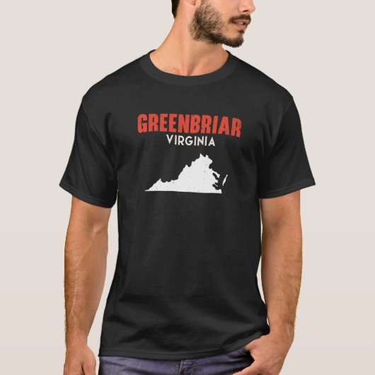 Greenbriar Virginia USA T-shirt (Voorkant)