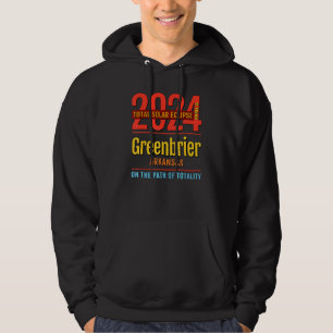 Greenbrier Arkansas AR Total Solar Eclipse 2024 Hoodie