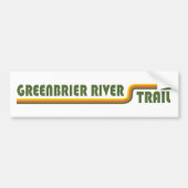 Greenbrier River Trail Bumpersticker (Voorkant)