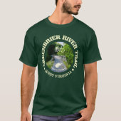 Greenbrier River Trail (fietsen c) T-shirt (Voorkant)