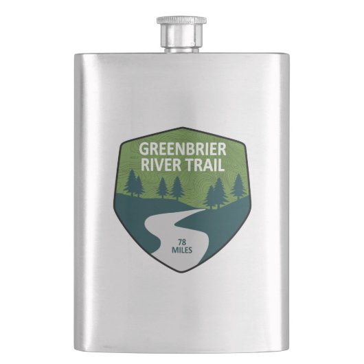 Greenbrier River Trail Flacon (Voorkant)