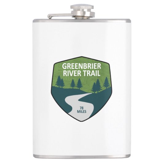 Greenbrier River Trail Heupfles (Voorkant)