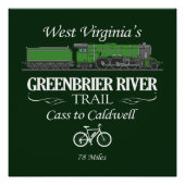 Greenbrier River Trail (RT2) Perfect Poster (Voorkant)
