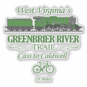 Greenbrier River Trail (RT2) Sticker