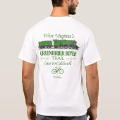 Greenbrier River Trail (RT2) T-shirt (Achterkant)