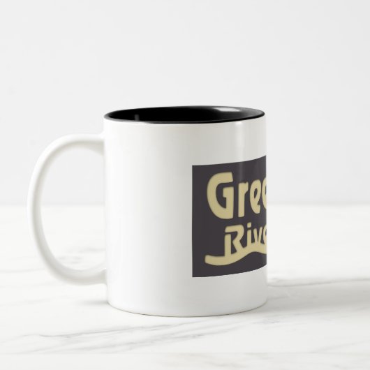 Greenbrier River Trail Tweekleurige Koffiemok (Links)