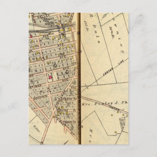 Greenburg, New York 4 Briefkaart (Voorkant)