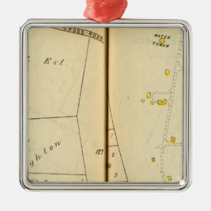Greenburg, New York 7 Metalen Ornament