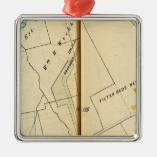 Greenburg, New York 9 Metalen Ornament