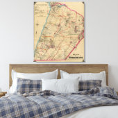 Greenburg, New York Canvas Afdruk (Insitu (Slaapkamer))