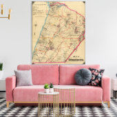 Greenburg, New York Canvas Afdruk (Insitu (Woonkamer))