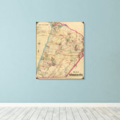 Greenburg, New York Canvas Afdruk (Insitu (Houten vloer))