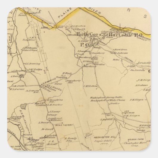 Greenburgh, New York Vierkante Sticker (Voorkant)