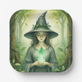 GreenCrystalWitch Papieren Bordje