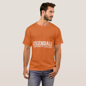 GREENDALE College T-shirt wit familie (Voorkant volledig)