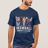 Greendale Community College retro T-shirt (Voorkant)