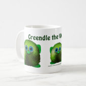 Greendle the Cudly Wuzzy-Butt Drink Mok (Voorkant links)