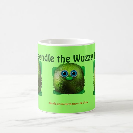 Greendle the Cudly Wuzzy-Butt Drink Mok (Center)