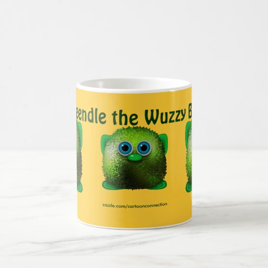 Greendle the Cudly Wuzzy-Butt Drink Mok (Center)
