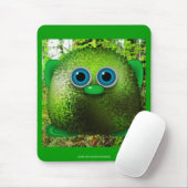 Greendle the Cute Wuzzy Butt & Trees Kinder Mousep Muismat (Met muis)