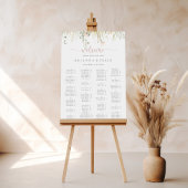Greene Boho Wildflower Alfabetische Zitting Grafie Poster