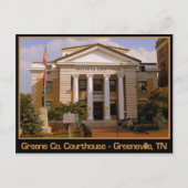 Greene County Courthouse - Greeneville, TN Briefkaart (Voorkant)