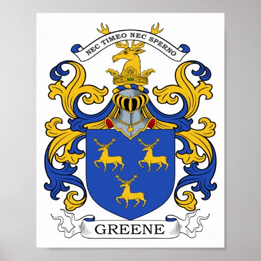 Greene Custom Poster (Voorkant)