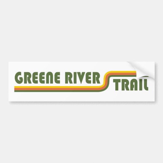Greene River Trail Pennsylvania Bumpersticker (Voorkant)