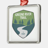 Greene River Trail Pennsylvania Metalen Ornament (Links)