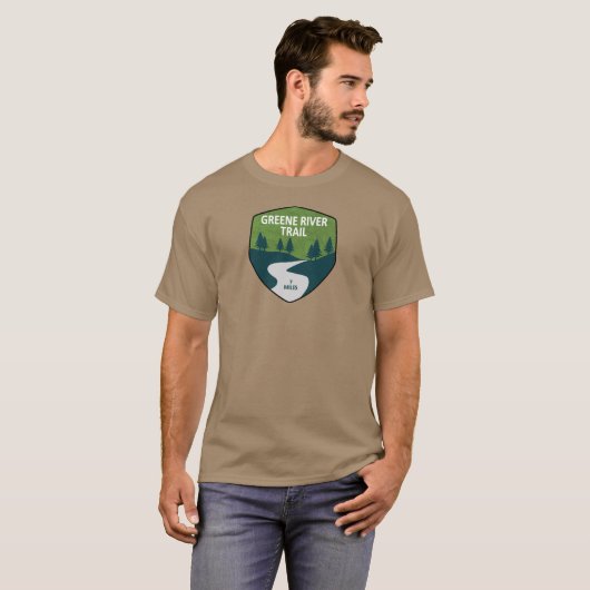Greene River Trail Pennsylvania T-shirt (Voorkant volledig)