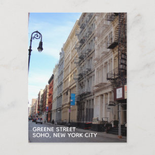 Greene Street SoHo Architecture New York City NYC Briefkaart