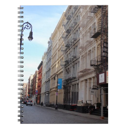 Greene Street SoHo Architecture New York City NYC Notitieboek (Voorkant)