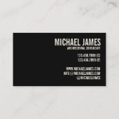 Greene Street SoHo Architecture New York City NYC Visitekaartje (Achterkant)