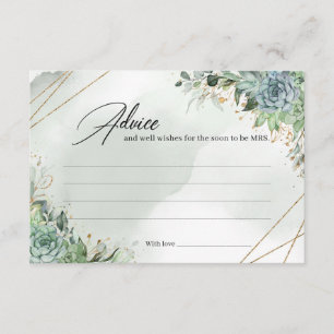 Greeneey zuigt goud lijst boho Advice Kaart op