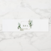 Greeneral Floral Water Flaconetiket Waterfles Etiket (Enkel label)