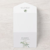 Greenergy all in one Wedding Invitation Uitnodiging (Buitenkant)