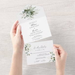 Greenergy all in one Wedding Invitation Uitnodiging