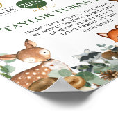 Greenertime Capsule Sign Cute Woodland Animals Gre Poster (Hoek)
